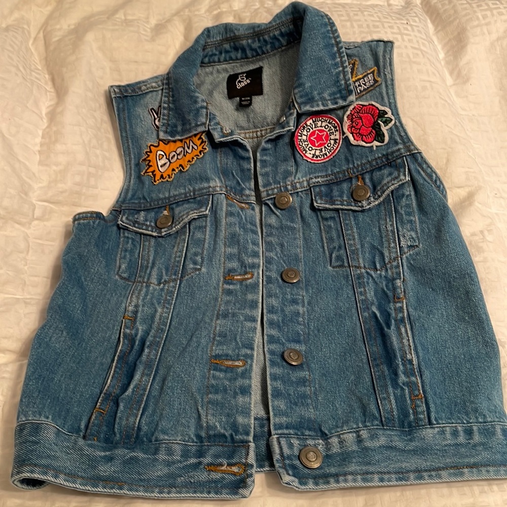 Girls Jean vest